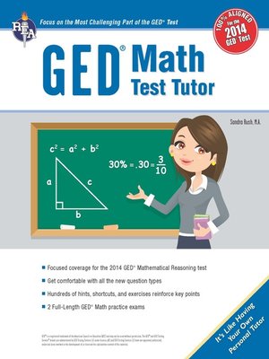 GED® Math Test Tutor, For the New 2014 GED® Test - ebook
